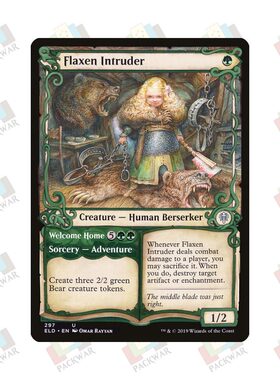 牌客窝 万智牌 金发入侵者 Flaxen Intruder 银 绿 闪