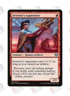 牌客窝 万智牌 发明家的学徒 Inventor's Apprentice 银 红 闪