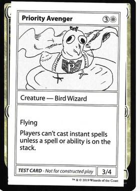 牌客窝 万智牌 优先权复仇者 Priority Avenger 金 白色