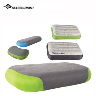 SEA 新款 SUMMIT 飞机旅行超轻便携充气枕头羽绒方枕睡枕抓绒