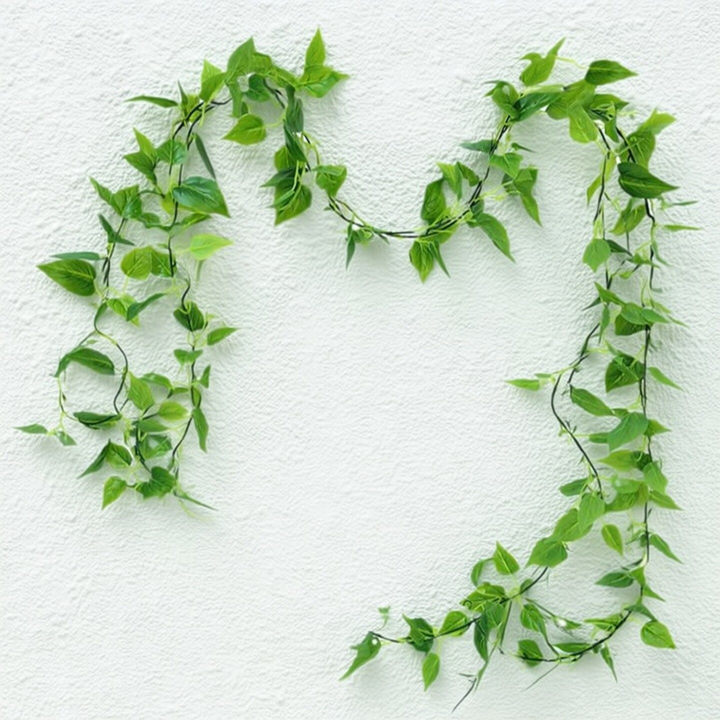 仿真绿植塑料假花藤条家居客厅装饰常青藤葡萄叶子绿萝假树叶藤蔓