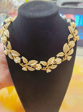 【BW中古】西德打标中古花园款项链，浓金琉璃的搭配绝美，显气质