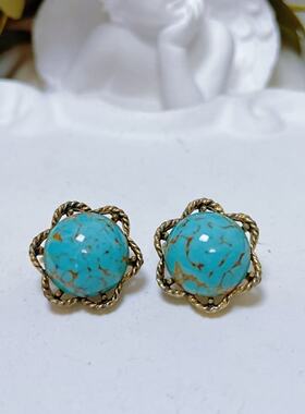 【BW中古】中古EMMONS打标绿松石耳夹