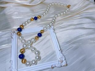 琉璃珍珠项链 中古Napier和PAT联名款 BW中古