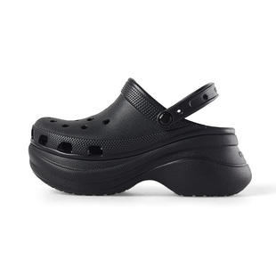 Crocs卡骆驰洞洞鞋 206302 复古ClogBAE小鲸鱼厚底凉鞋 女沙滩鞋