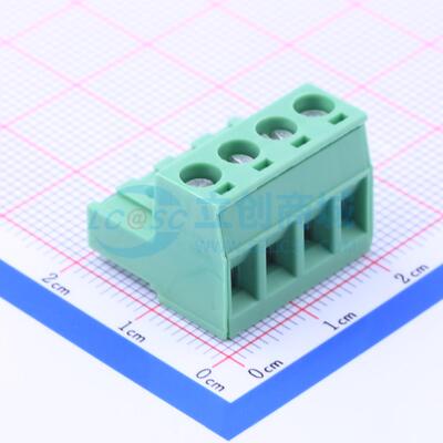 插拔式接线端子 1757035 P=5.08mm 插头 1x4P 电子元器件配单