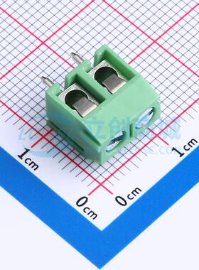 螺钉式接线端子 DB301V-5.0-2P-GN-S 插件,P=5mm 电子元器件配单