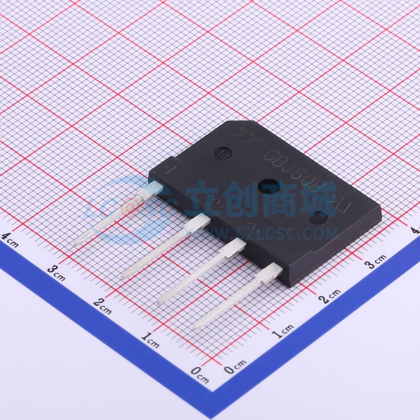 整流桥 GBJ608 6KBJ 800V 6A YANGJIE(扬杰) 原装 电子元器件配单