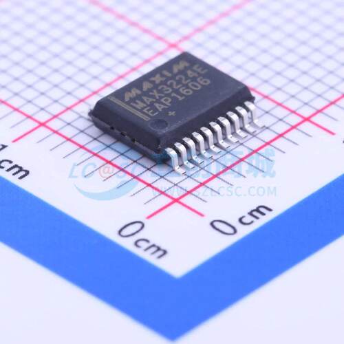 RS232芯片 MAX3224EEAP+ SSOP-20-208mil 收发器