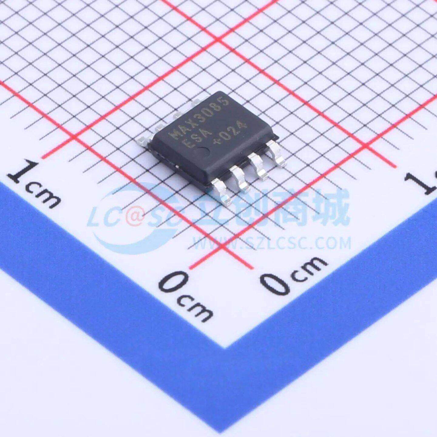 RS-485/RS-422芯片 MAX3085ESA+T SOIC-8 收发器