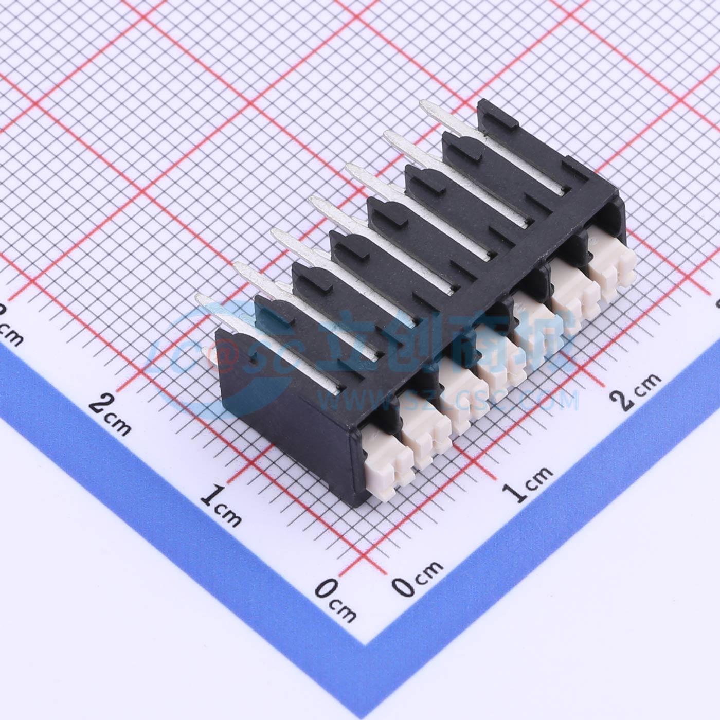 5只起 弹簧式接线端子 JL212V-35007B01 插件P=3.5mm 1x7P 7P 原