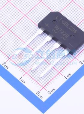整流桥 S-GBL206-TU-LT GBL 600V 2A DIODES(美台) 电子元器件