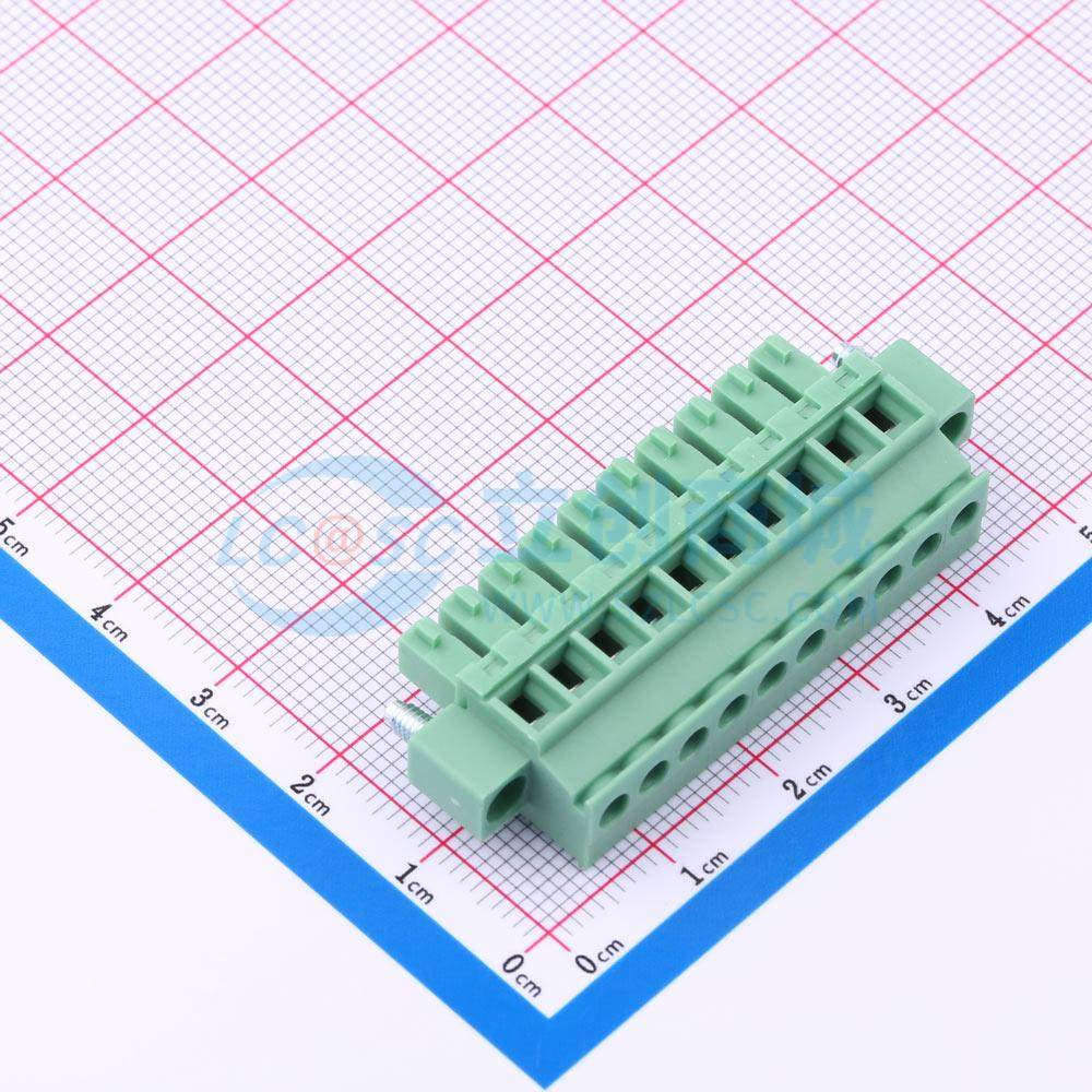 插拔式接线端子 DB2EKAM-3.81-10P-GN-S P=3.81mm 1x10P 原装正品