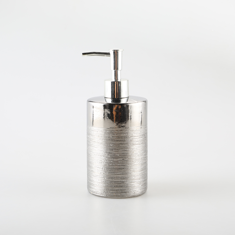 索尔信陶瓷洗手液瓶子创意按压瓶空瓶沐浴露家用欧式分装瓶乳液瓶