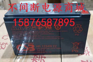 CSB蓄电池UPS不间断电源电池 HR1234WF2门禁电瓶代替LC-RA127R2T1
