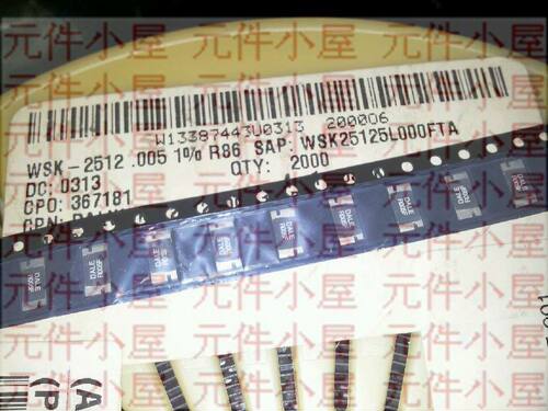 VISHAY WSK25125L000LTA 2512-0.005R 1W 5毫欧  四线检流 35PPM