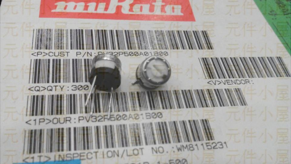 MURATA 电位器 PV32F500A01B00 3321P-1-500 50R 50欧