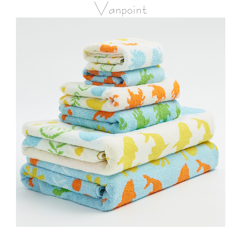 出口品质！纯棉毛巾吸水不掉毛