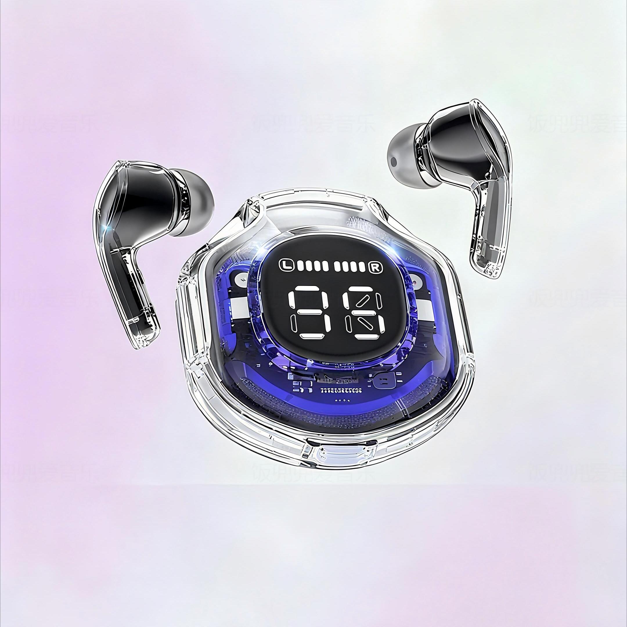 透明新款入耳式蓝牙耳机