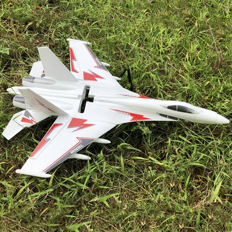 耐摔EPO表演机战斗机苏SU-27白板机苏27遥控飞机空机像真机腰推机