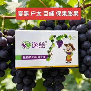 逸绘巨峰夏黑户太葡萄专用去核剂保果膨果药方案叶面肥拉穗剂