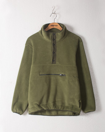 MountNaomi 男士 山系 复古 套头 抓绒卫衣 摇粒绒 Pullover 005