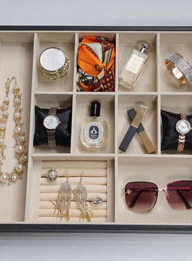 衣帽间摆件北欧风首饰托盘装饰品