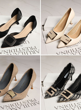 衣帽间鞋柜轻奢风女士高跟鞋摆件