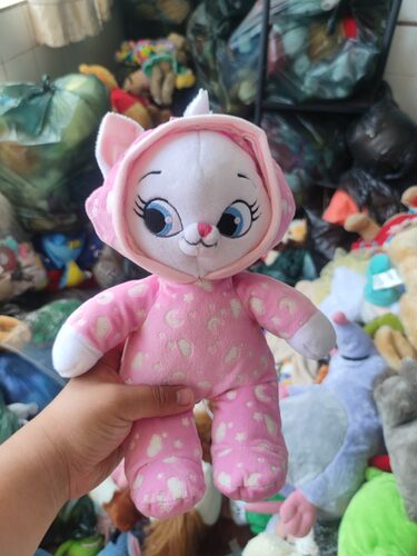 猫儿历险记玛丽猫Marie公仔穿衣服baby版衣服夜光印花毛绒玩具