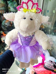 Bab build a bear 小羊穿衣服套装毛绒玩具公仔娃娃生日礼物玩偶