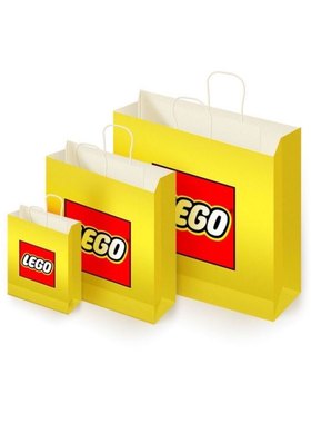 随单拍免邮LEGO乐高官方购物纸袋包装手提袋礼品袋积木袋子中小号