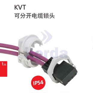 原装德国进口伊克泰克 ICOTEK 可分开灰色电缆锁头KVT系列