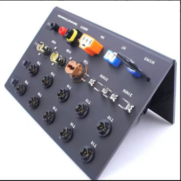 12V小灯大灯测试台T10T20/1156/1157/H1H3/H7/H4/H11灯泡即插即用