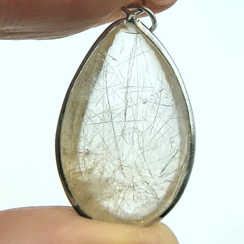 天然水晶铜发晶吊坠男女款纯银包边挂件招财一物一图A42-32,饰品/流行首饰/时尚饰品新,颈饰,淘宝优惠券,粉丝福利购,淘宝优惠卷