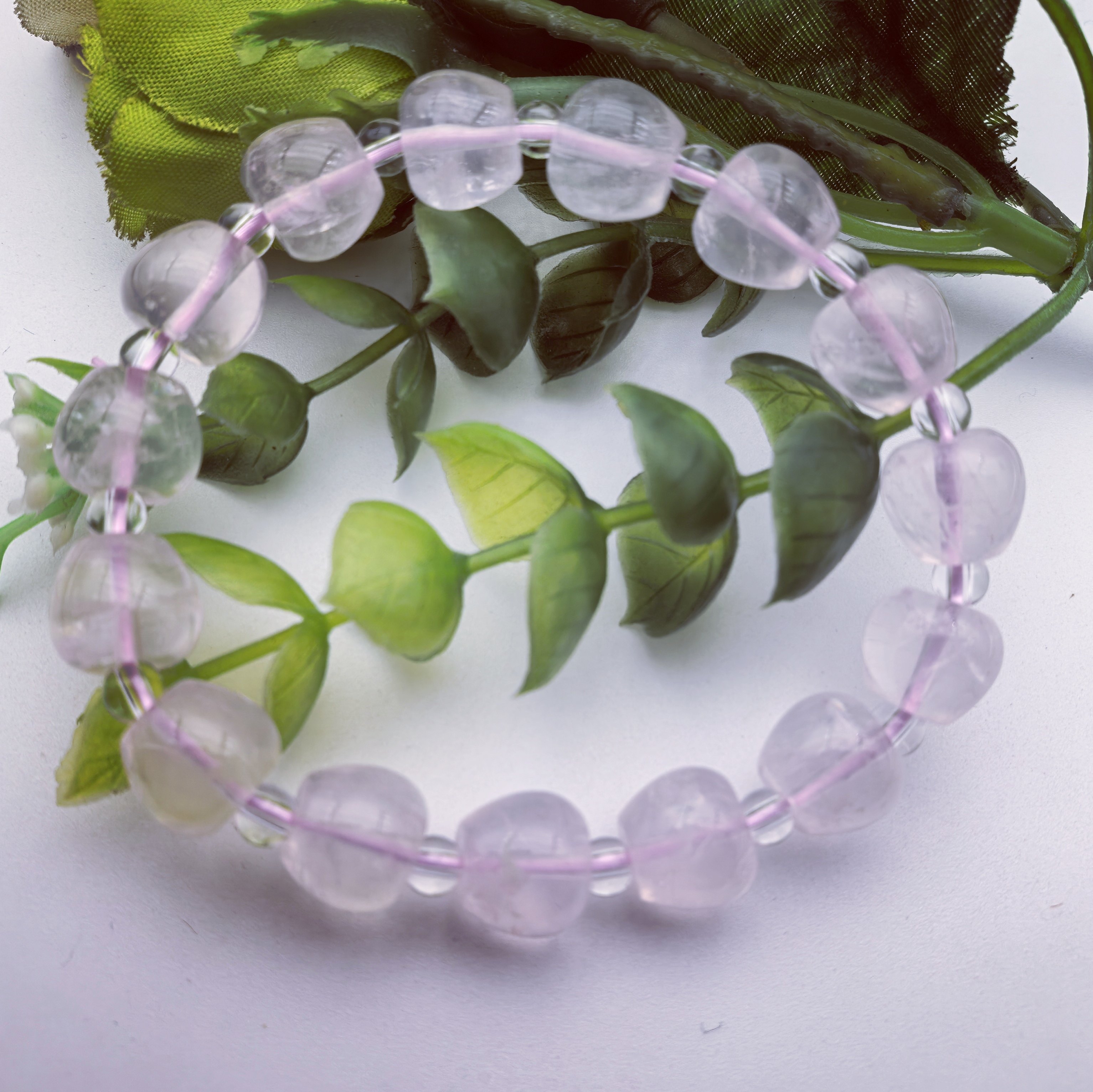 天然冰粉水晶苹果+白水晶隔珠手链女款时尚百搭送女友一物一图A32,饰品/流行首饰/时尚饰品新,手饰/手串,淘宝优惠券,粉丝福利购,淘宝优惠卷