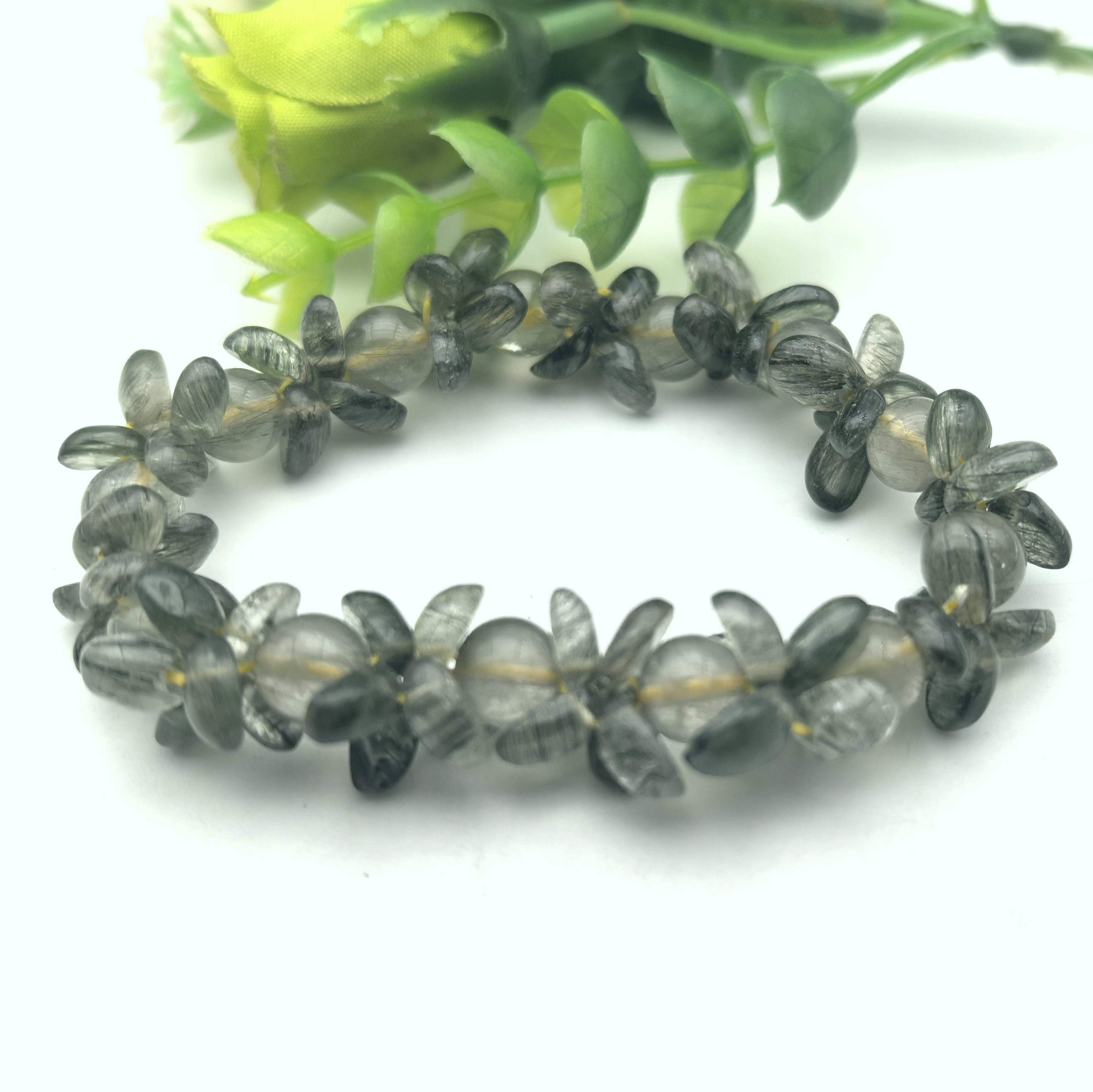 天然水晶绿发晶水晶花+绿发晶隔珠手链手串女净化磁场一物一图A43,饰品/流行首饰/时尚饰品新,手饰/手串,淘宝优惠券,粉丝福利购,淘宝优惠卷