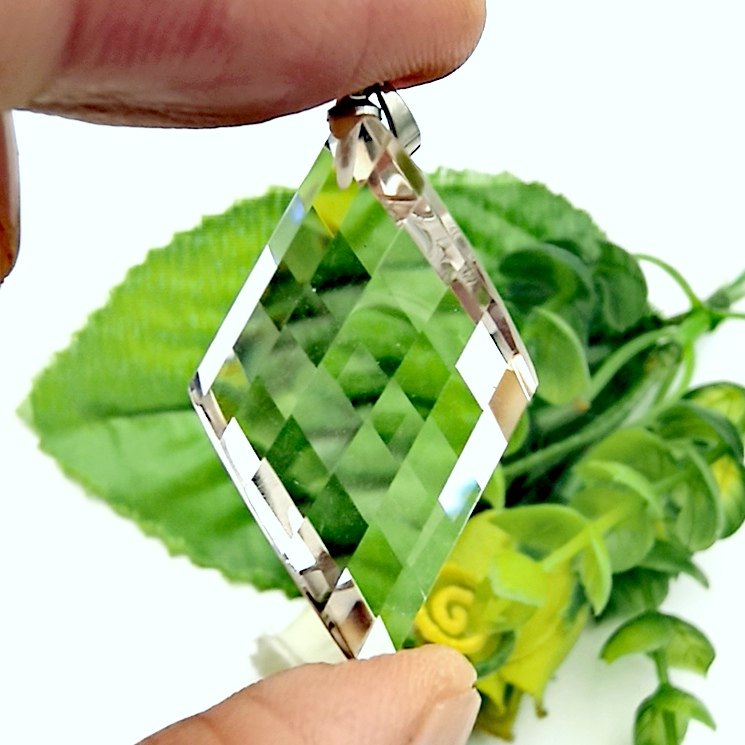 天然浅茶水晶双刻面螺纹菱形吊坠挂坠男女款稳定情绪实物拍A38-13,饰品/流行首饰/时尚饰品新,颈饰,淘宝优惠券,粉丝福利购,淘宝优惠卷