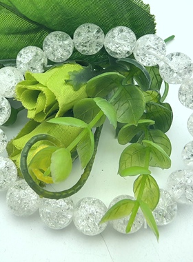 天然水晶白阿塞手链手串饰品调节情绪美容护肤男女款一物一图A36