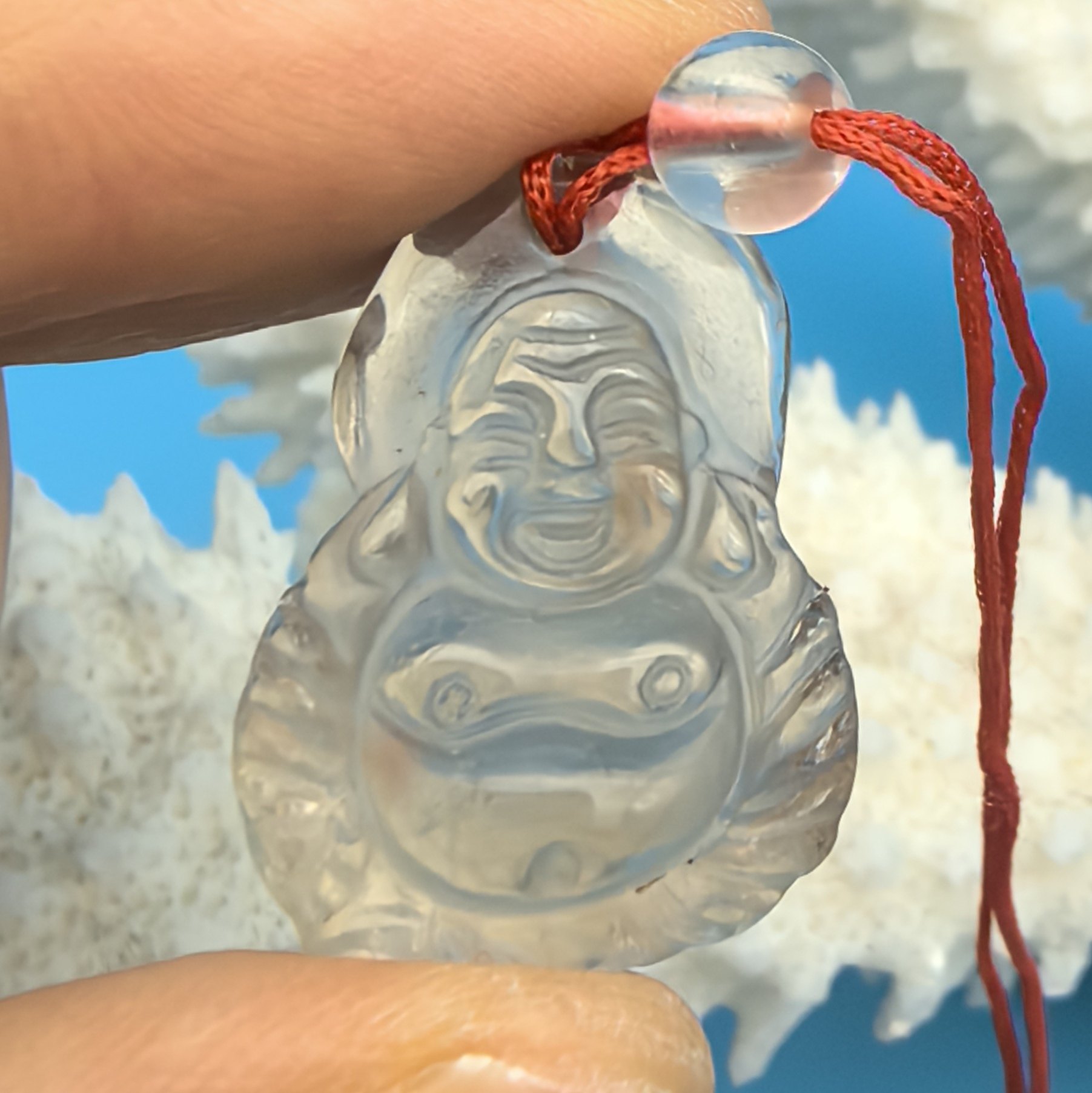 特价天然茶水晶弥勒佛吊坠挂坠男女款情侣款一物一图A32-25,饰品/流行首饰/时尚饰品新,颈饰,淘宝优惠券,粉丝福利购,淘宝优惠卷