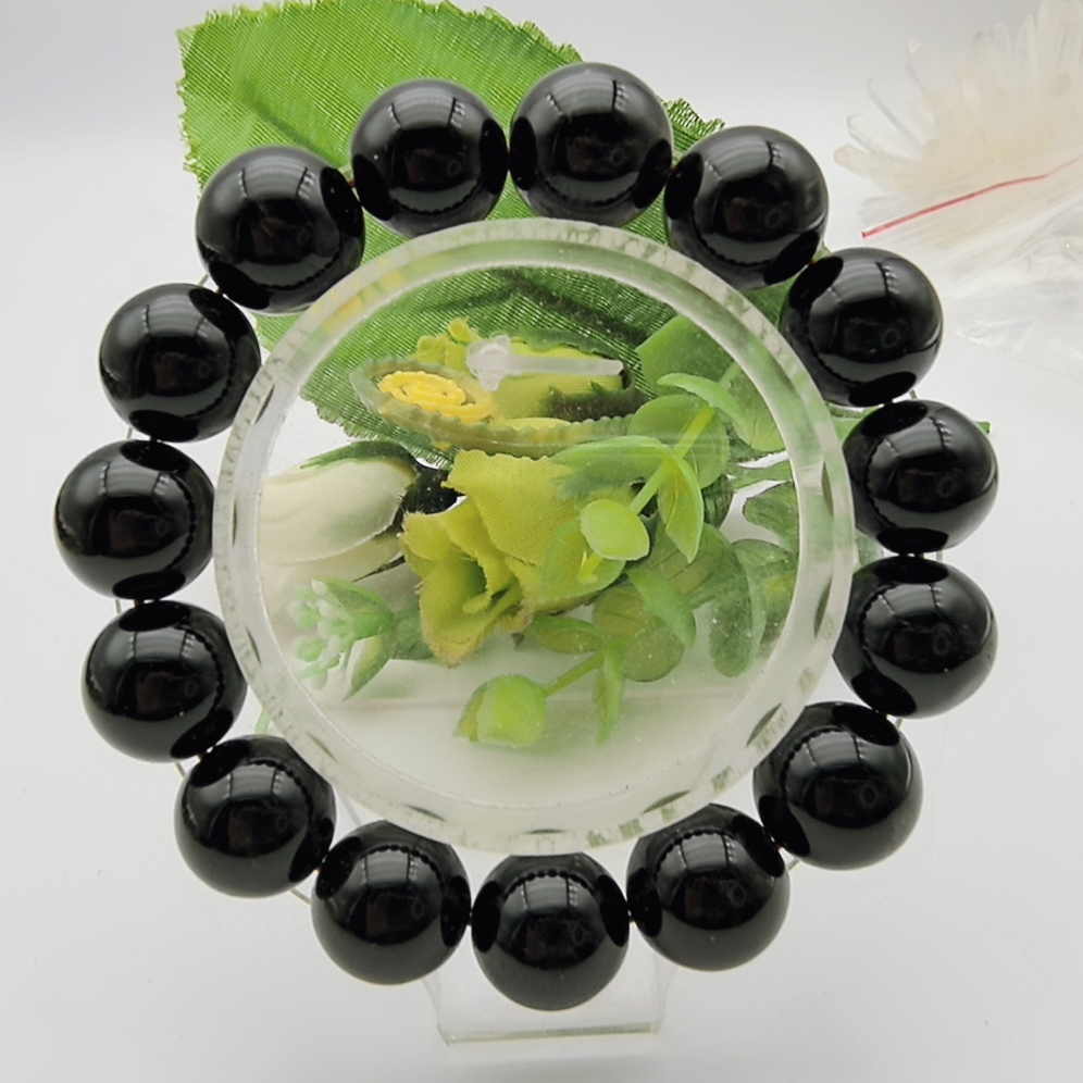 正品天然茶水晶烟晶墨晶手串手链男女款稳定情绪一物一图A37-39