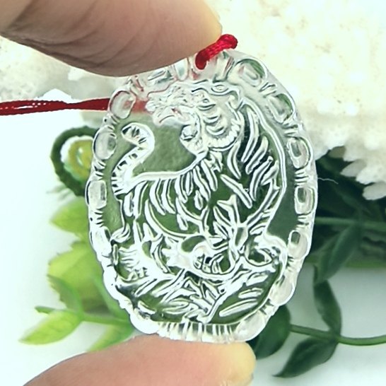 虎虎生威天然白水晶生肖虎吊坠挂件本命年护身符一物一图A46-35,饰品/流行首饰/时尚饰品新,颈饰,淘宝优惠券,粉丝福利购,淘宝优惠卷