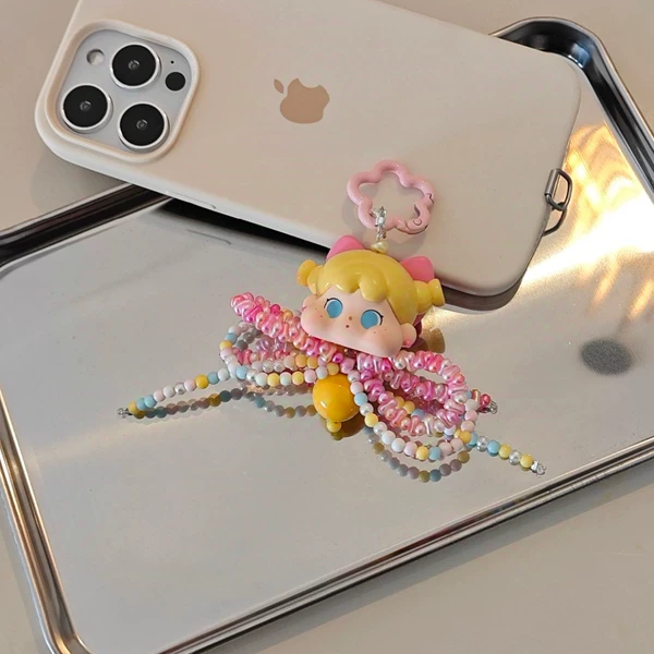原创可爱QOQO小美丽手机链包挂件钥匙扣挂件女生闺蜜礼物车挂
