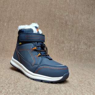 出俄罗斯冬款外贸防水男童雪地靴加厚保暖轻便防滑小学生运动棉鞋