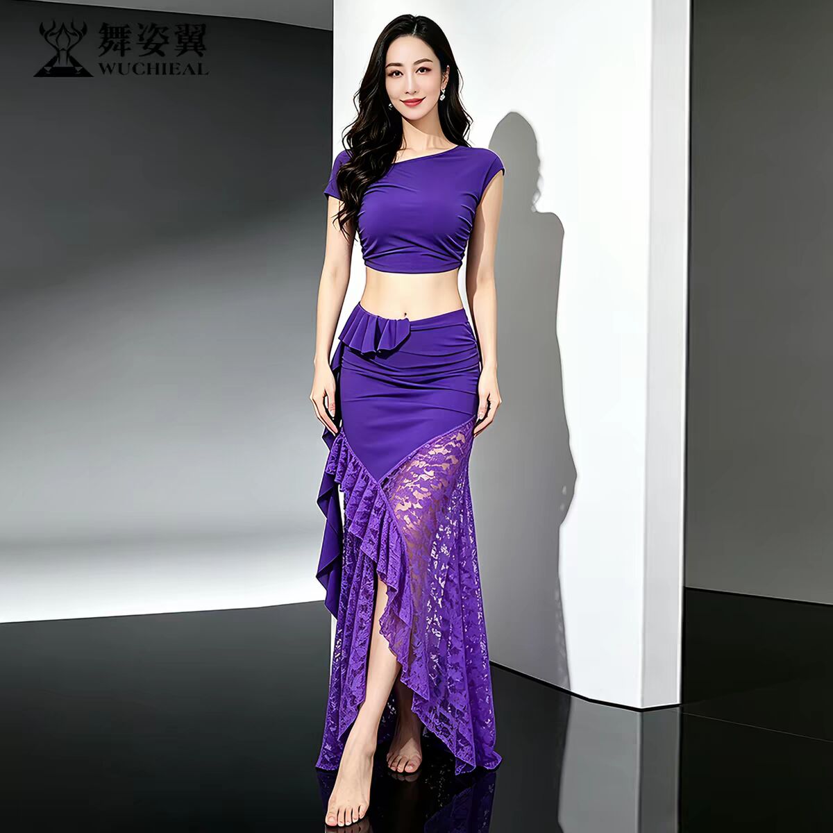 舞姿翼肚皮舞服装东方舞演出服装