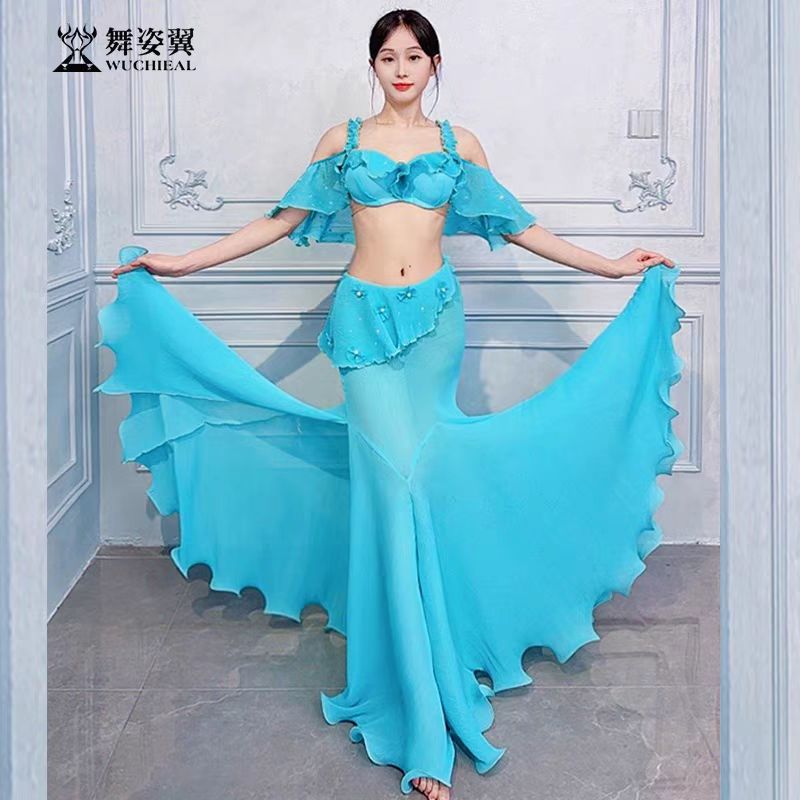 舞姿翼肚皮舞套装表演出服装