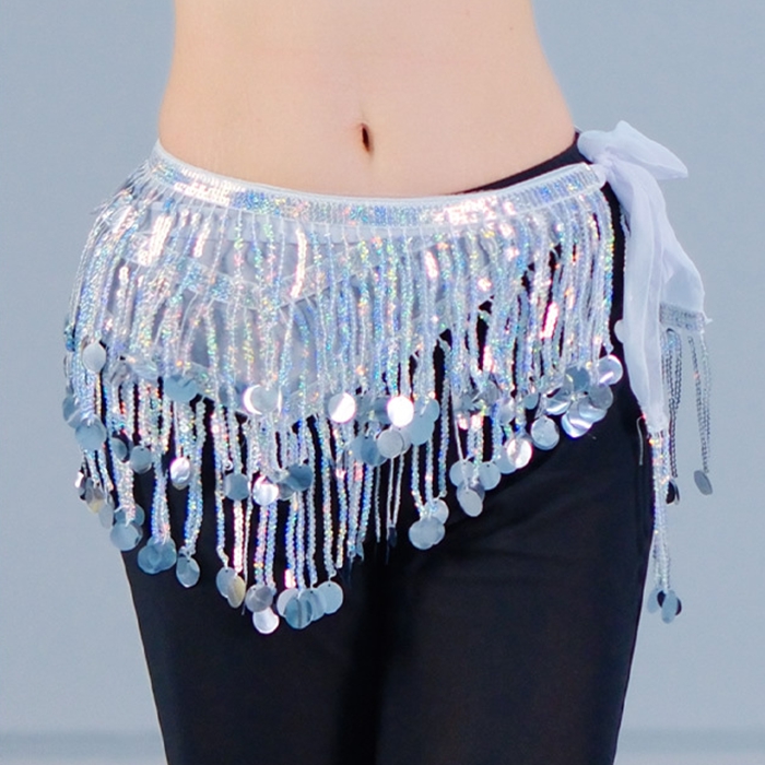 舞娘肚皮舞流苏腰链腰带腰封臀巾