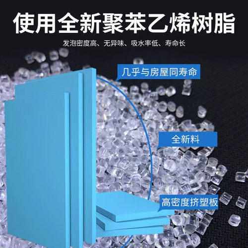 XPS挤塑板保温隔热内外墙屋面地暖保温板聚苯乙烯B1级B3级白晶板