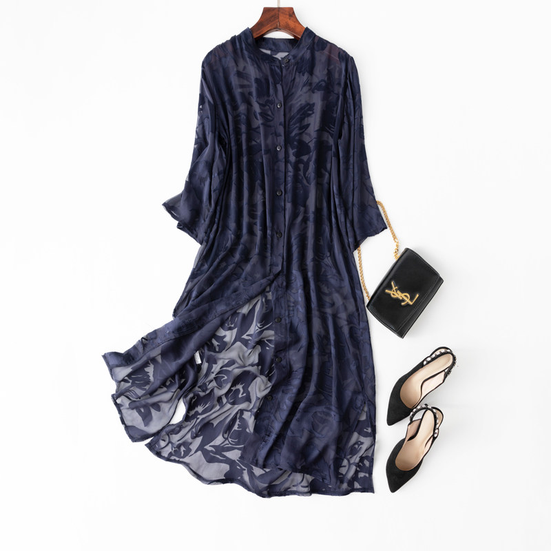 真丝花衬衫女新款 图片 价格 多少钱 什么值得买