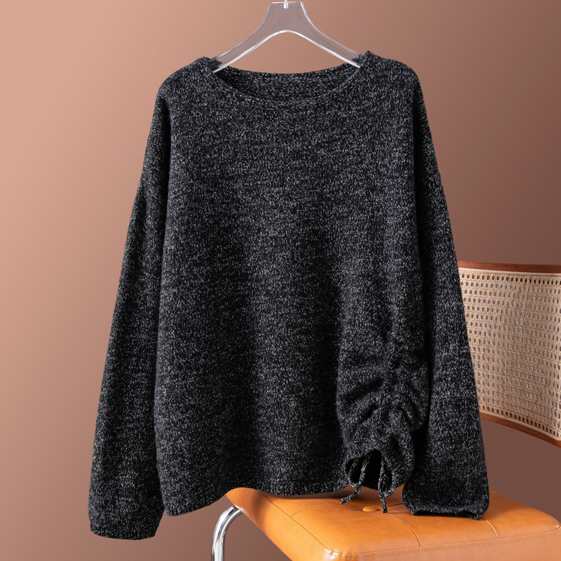 美式宽松！邓肯纱100纯羊毛毛衣