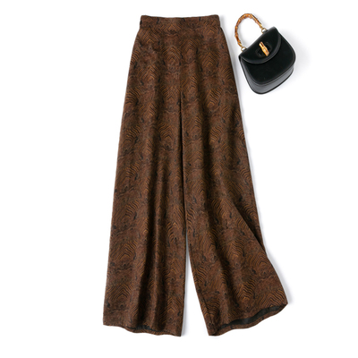 限量高阶！35姆米香云纱阔腿裤